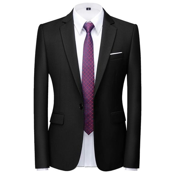 MOGU Other - NEW Mens Black Blazer Sport Coat Jacket 42